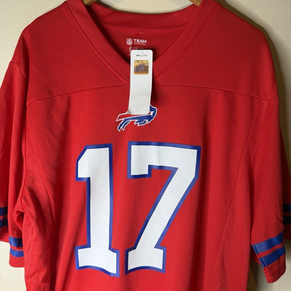Josh Allen Buffalo Bills Jersey Mens Large Red Alternate NFL Football NWT - Picture 4 of 8